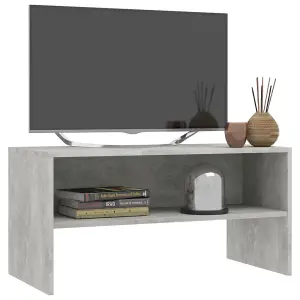 Berkfield TV Cabinet Concrete Grey 80x40x40 cm Engineered Wood