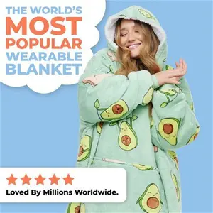 Avocado Oodie Hooded Blanket