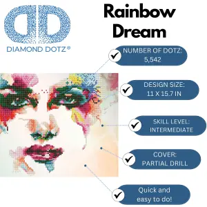 RAINBOW DREAM - Diamond Painting Kit: Rainbow Dream - Diamond Dotz