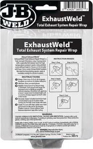 J-B Weld ExhaustWeld 2" x 72" Repair Wrap White