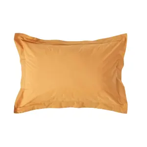 Homescapes Mustard Yellow Egyptian Cotton Oxford Pillowcase 200 TC, Standard