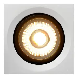 Lucide Fedler Modern Surface Mounted Ceiling Spotlight - LED Dim to warm - GU10 - 1x12W 2200K/3000K - White