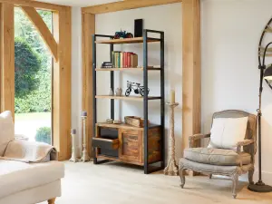 Urban Chic Large Bookcase with Storage