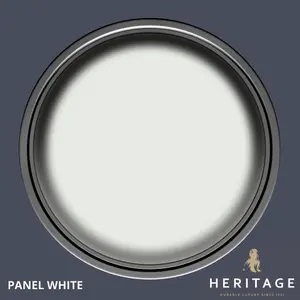 Dulux Trade Heritage Panel White Eggshell Wall paint, 750ml