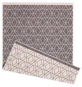 Duo Weave Collection Outdoor Rugs in Diamonds Design