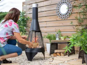 La Hacienda Mesh Colorado Steel Chimena 125CM