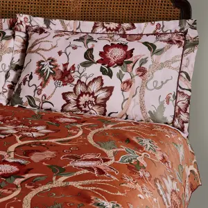 Paoletti Botanist 200 Thread Count Cotton Sateen Oxford Pillowcase Pair