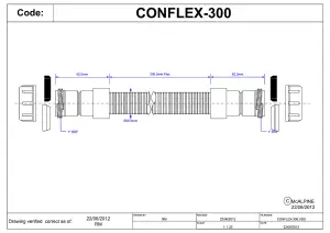 McAlpine CONFLEX-300 300mm Flexible Condensate Connector