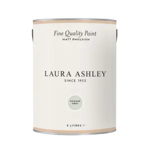 Laura Ashley Powder Grey Matt Emulsion paint, 5L