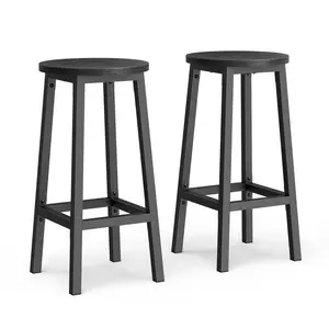 Hemel Bar Stool (Set of 2) Black