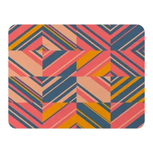 Striped bright geometric pattern (Blanket) / Default Title