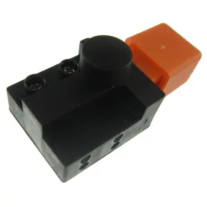 Flymo Lawnmower Switch 8A 250V ON/OFF Orange and Black by Ufixt