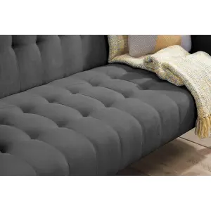 Birlea Hudson Sofa Bed In Charcoal Fabric