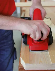 Einhell Electric Planer 750W With Guide Depth Stop TCT Blade Handheld With Softgrip 2mm Depth Powerful TC-PL 750