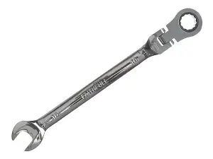 Faithfull SJW6110 Ratchet Combination Spanner Flex Head CV 10mm FAISPARAT10