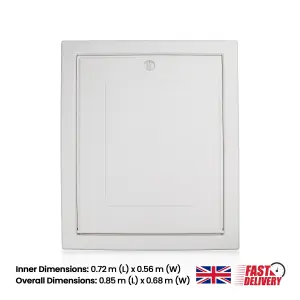 Loft Access Door Hinged Insulated Top Loft Trap Door Easy Opening Attic Hatch Door - 0.56 x 0.72m