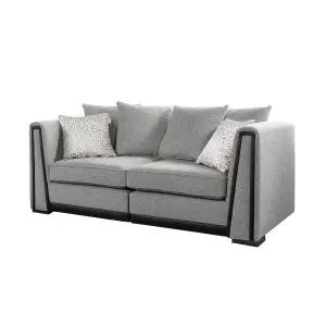 The Great British Sofa Company Edinburgh 2 Seater Light Grey Sofa