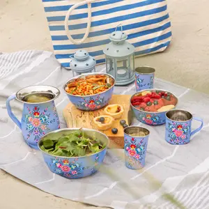 BillyCan - Picnic Tumbler - 400ml  - Ocean Pansy