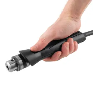 Hardys 1200mm/48" Flexible Drill Bit Extension - 1-10mm Capacity Keyed Chuck, 1/4" Hex Drive, Max 3,000 rpm - Chuck Key Included