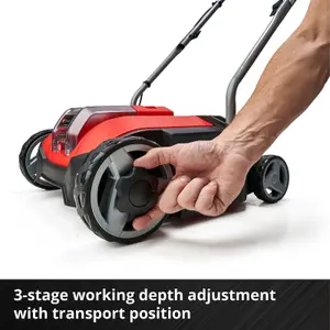 Einhell Cordless Scarifier 18V Adjustable Working Depth Power X-Change PXC GC-SC 18/28 Li-Solo - Body Only