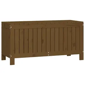 Berkfield Garden Storage Box Honey Brown 108x42.5x54 cm Solid Wood Pine