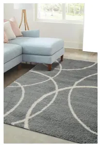 Snug Collection Shaggy Rugs Bubbles Design   I110A