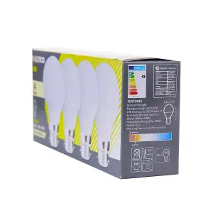 LED Golf 6W B22-Bulb 4 Pack -Warm light