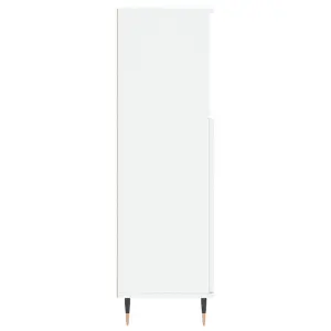 Berkfield Bathroom Cabinet White 30x30x100 cm Engineered Wood