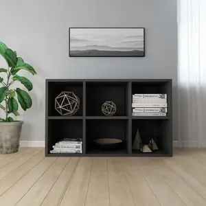 Gardinier Book Cabinet 66 x 30 x 98 cm Engineered Wood Black