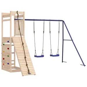 Berkfield Outdoor Playset Solid Wood Pine