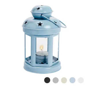 Nicola Spring - Metal Hanging Tealight Lantern - 16cm