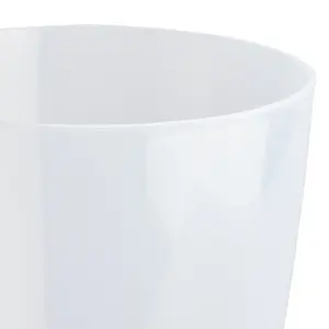 Verve Orchid Transparent Plastic Plant pot (Dia) 12.5cm, (H)16cm, 1.5L