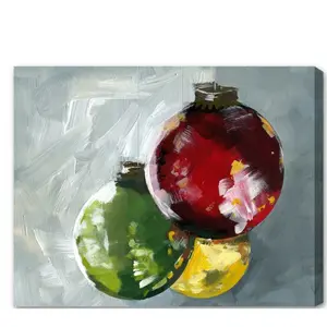 Ornaments 2 - Wrapped Canvas Painting 76.2cm H x 91.44cm W x 3.81cm D