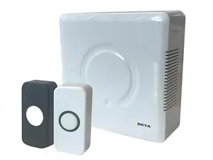 Deta Vimark Wired Doorbell Chime with Push Kit - Flexible Covers Included