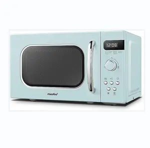 Comfee 800W 20L Freestanding Microwave Oven With LED Display and Button Control,Pastel Green