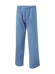 Uneek - Unisex Scrub Trouser - 65% Polyester 35% Cotton - Hospital Blue - Size XS