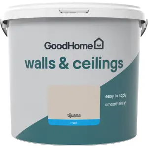 GoodHome Walls & ceilings Tijuana Matt Emulsion paint, 5L