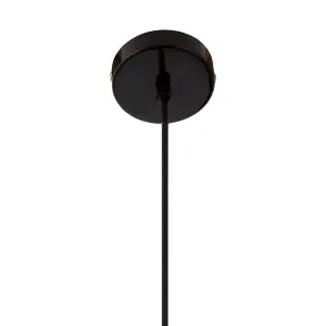 Interiors by Premier Brook Black Metal Pendant Light