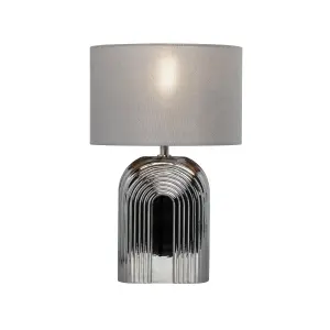 Inlight Rigo Polished Gloss Chrome Table lamp