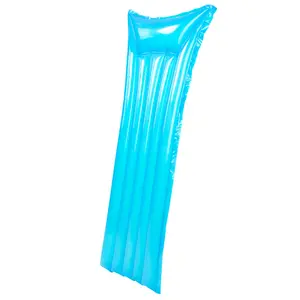 INFLATABLE WATER LOUNGER MAT - BLUE