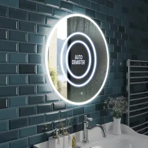 Harper & Harlow 800x800 Aquila LED Illuminated Round Bathroom Mirror