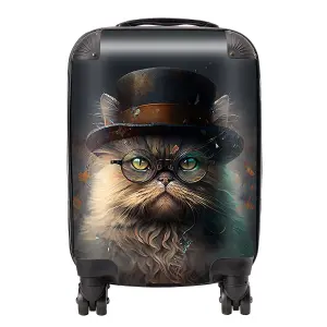 Persian Cat Splashart Suitcase - Mini Cabin