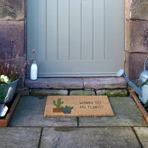 Wanna See My Plants Doormat (60 x 40cm)