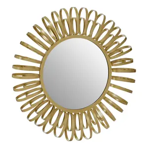 Interiors by Premier Trento Multi Ring Design Wall Mirror