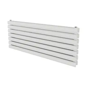 Agadon Neo Duplex Horizontal Designer Radiator 410 x 1000 mm White - 2519 BTU - 10 Years Guarantee