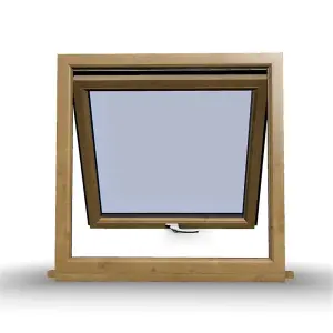 1145mm (W) x 995mm (H) Wooden Stormproof Window - 1 Window (Opening) - Toughened Safety Glass