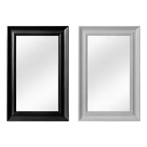 Maison by Premier Urban Matte Black Wall Mirror