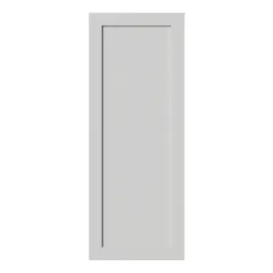 Tydeman Matt grey Shaker 70:30 Larder Cabinet door (W)500mm (H)1287mm (T)20mm