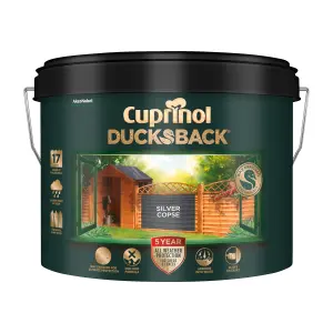 Cuprinol Ducksback Silver copse Matt Exterior Wood paint, 9L