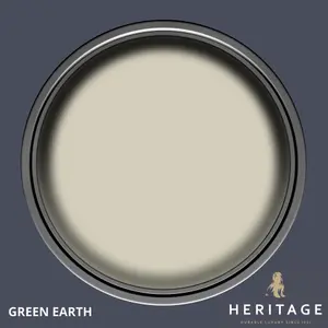 Dulux Trade Heritage Green Earth Eggshell Wall paint, 750ml